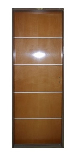 Puerta Placa 70x200x10  Cedro Inserto Ch #18  Abershop