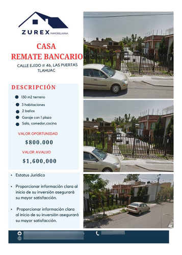 Casa En Fraccionamiento Tlahhuac