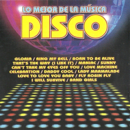 Lo Mejor De La Musica Disco  | Cd Música Nueva