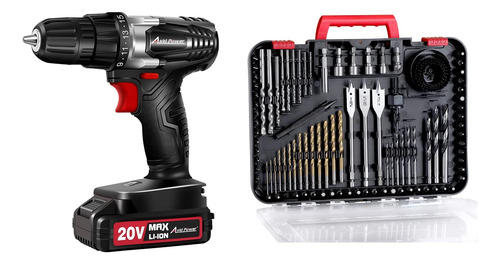 Avid Power Paquete De Taladro Inalámbrico De 20 V Con Juego