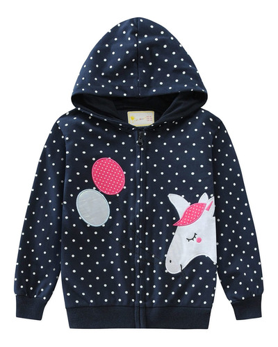 Sudadera Con Capucha Con Cremallera Para Niñas Pequeñas, .