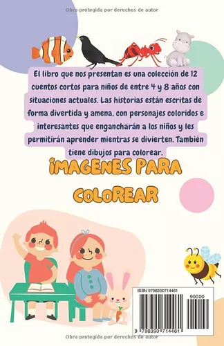 Cuentos cortos para niños: Relatos cortos para niños de 4 a 12 años  (Spanish Edition)