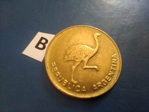 Monedas Argentina 1 Centavo Austral Ñandú De 1986