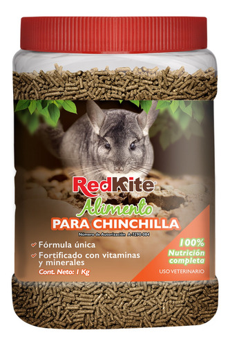 Combo Redkite Alimento Para Chinchillas 1kg 2 Pzas