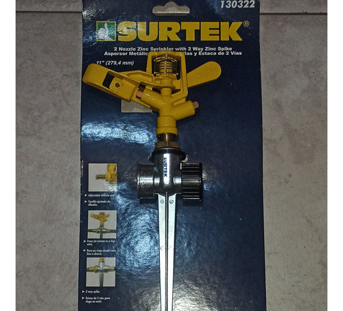 Aspersor Surtek 130322 Metálico