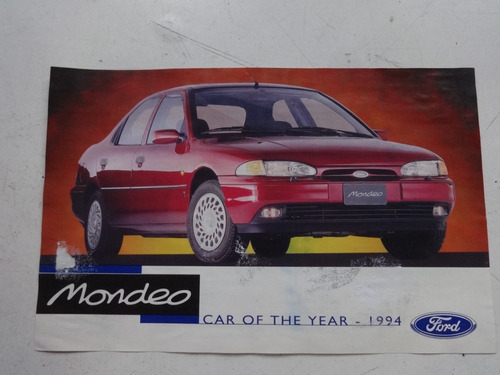Folleto Antiguo Ford Mondeo 1994 Auto No Catalogo