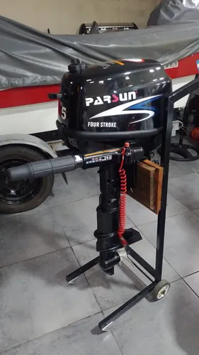 Gomon Hifei 3,20mts Piso Aluminio C/motor 5hp 4t Parsun/2024