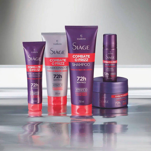 Shampoo Siàge Combate O Frizz Eudora 250ml
