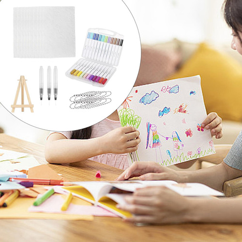 Kit De Pintura Con Textura De Espuma 3d, Dibujo Rectángulo