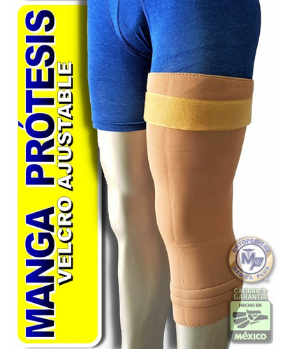 Manga Neopreno Estabilizador P Protesis C/ Antiderrapante Talla GRANDE 40-44 CM