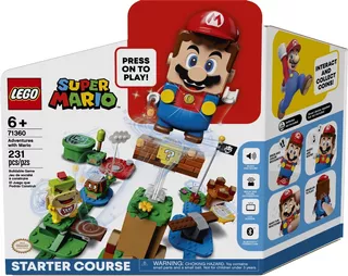 Lego® Super Mario - Pack Inicial Aventuras Con Mario (71360) Cantidad de piezas 231