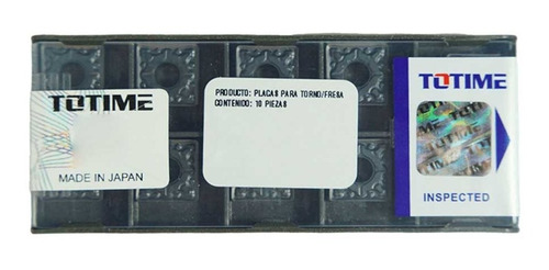 10 Insertos Para Torneado Snmg120408-gm Tms3125 Totime
