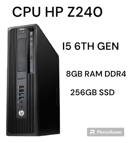 Cpu Hp Z240 8gb Ram 256gb Ssd 