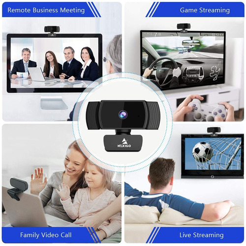 Webcam Nexigo N930af Com Microfone 1080p Hd Usb Para Desktop