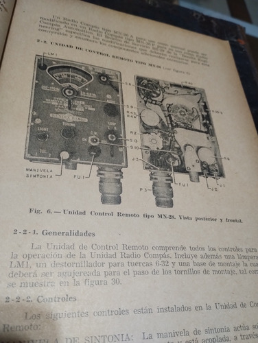 Manual Instrucciones Equipo Radio Compás Para Avión Bendix (Usado)