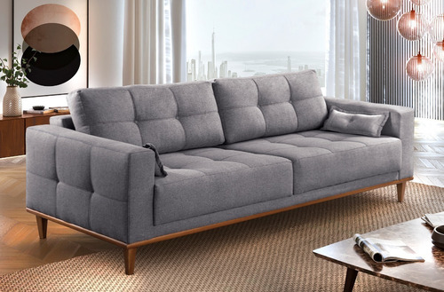 Sofá Luxo Fixo Living Mercúrio Zara Estofados | Parcelamento sem juros Sofá Luxo Fixo Living Mercúrio Zara Estofados | Parcelamento sem juros