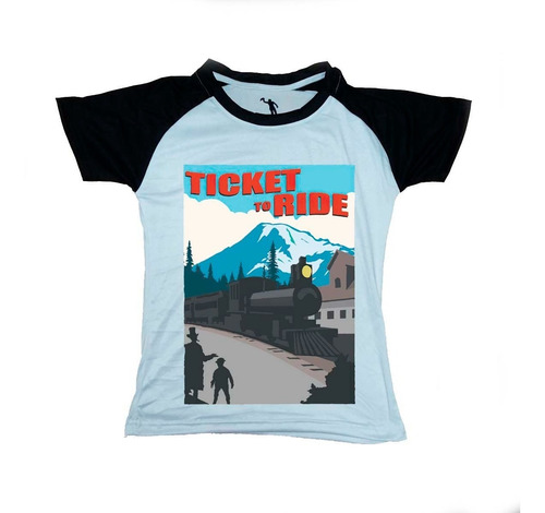 Playera Ticket To Ride Juego De Mesa