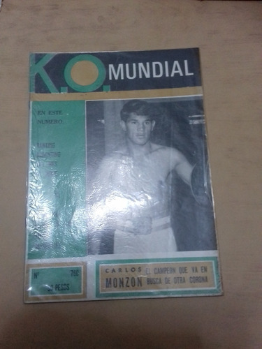 Revista K.o. Mundial - Carlos Monzon