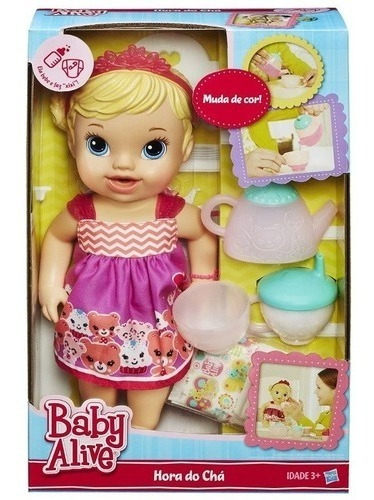 Boneca Baby Alive Hora Do Chá Hasbro