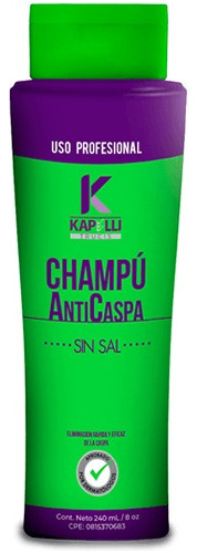 Shampoo Anticaspa Kapelli De 240ml