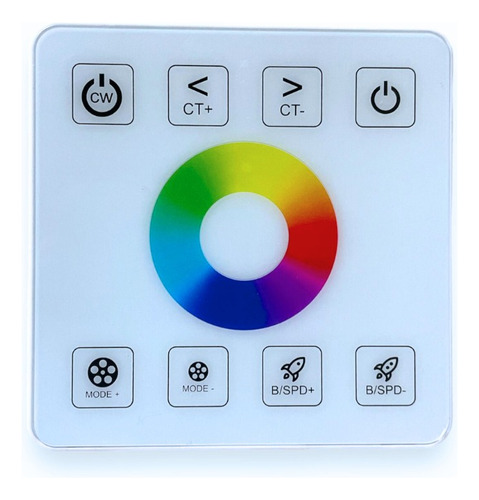 Panel Táctil Controlador Dimmer Rgb Tira Led 24v - 50a 