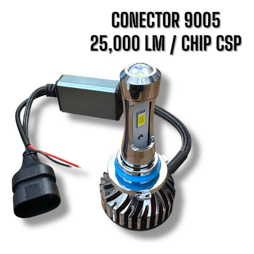 Foco Led 25,000 Lm Csp Luz Diurna M20 Pro Alto Rendimiento 9005 Cromado Blanco Neutro