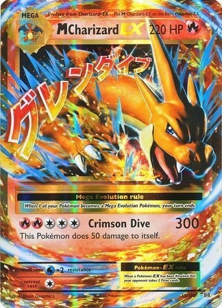 Mega Charizard Ex 13/108 Ultra Raro Pokemon Tcg