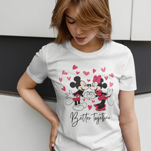 Playera Better Together Minnie Mickey