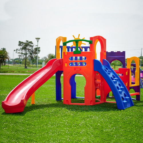 Playground Multiplay Petit Com Escorregador Infantil Freso