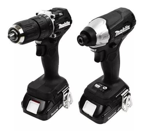 DHP487: Makita Black / Taladro percutor a batería 13 mm 18V LXT