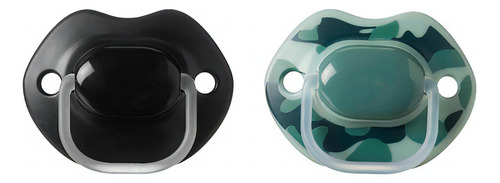 Chupeta Tommy Tippee 6-18 Meses Cor Preto Militar
