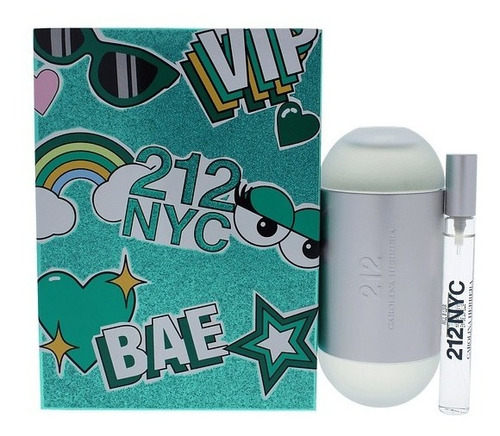 Set Carolina Herrera 212 Dama 100 Ml + 10 Ml