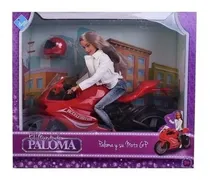 Comprar Muñeca Paloma Con Su Moto Gp El Duende Azul Art 6813