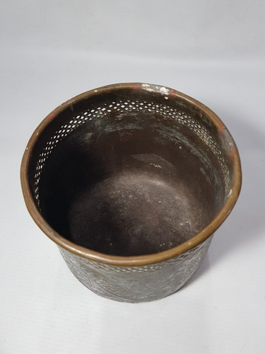 Imagen 8 de 10 de Antiguo Porta Botella Sifón Hermos Servicio Bronce Mag 58042