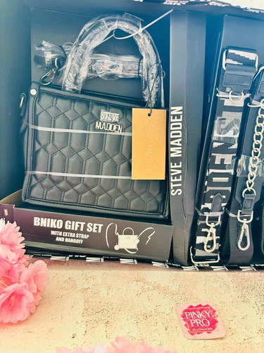 Bolsa Steve Madden Gift Set Con Monedero Original