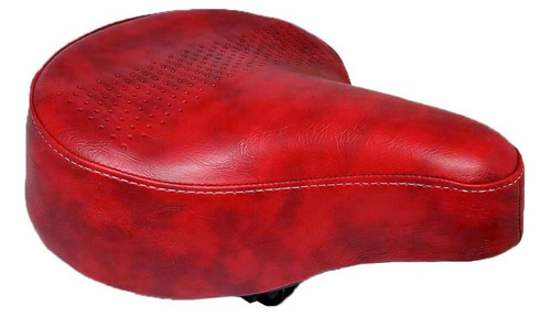 Selim Beach Elleven 2 Molas Retrô Vermelho Mtb Linha Confort