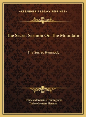 Libro The Secret Sermon On The Mountain: The Secret Hymno...