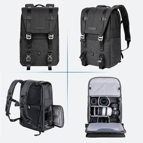 Mochila K&f Concept Beta Para Cámara De Fotos Y Vídeo De 20l