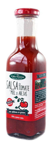 Salsa Con Tomate Y Miel De Abejas X 350 Grs  Villa Santos