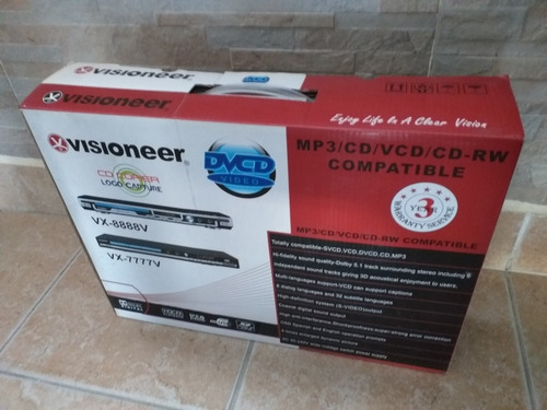 Reproductor Dvcd Visioneer. Sin Uso. No Anda Audio
