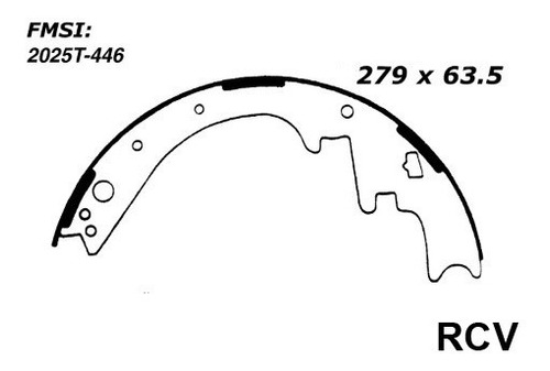 Balata Tambor Trasera Para Dodge Charger  1969