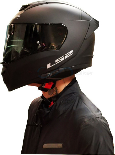 Casco Integral Mate Ls2 Breaker Con Lente Y Pinlock M A Xxl 