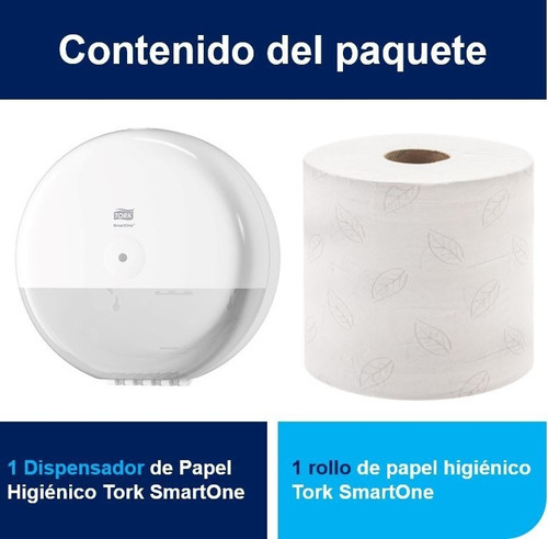 Dispensador Papel Higiénico Tork Smartone Mini+ Carga