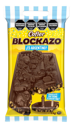 Chocolate Cofler Block x 1 kilo. BLOCKAZO