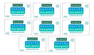 Jabón En Barra Palmolive Neutro Balance Pack 8 Pieza De 120g