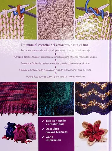 Libro Tejido Al Crochet - Técnicas Y Proyectos Paso A Paso