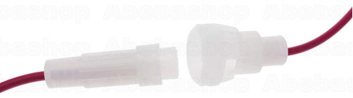 Pack 300x Portafusible 20mm Montaje Aereo Seccion 0.22mm2-p