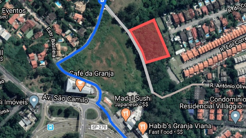 Imagem 2 de 3 de Terreno À Venda Na Estrada Zurique, Chácaras Do Refúgio-granja Viana, Cotia - Sp - Liv-7296