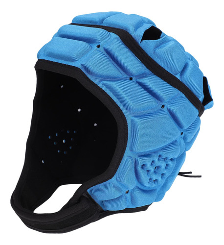 Casco Acolchado Con Forma De S Azul Para Jóvenes, Esponja Ev