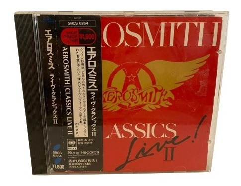 Aerosmith  Classics Live Ii Cd Jap Obi Usado